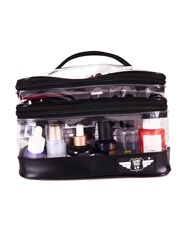 Cosmetic Case with Makeup Brush Pouch