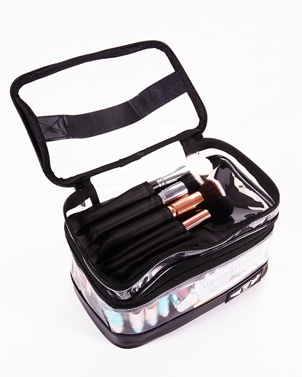 Cosmetic Case with Makeup Brush Pouch