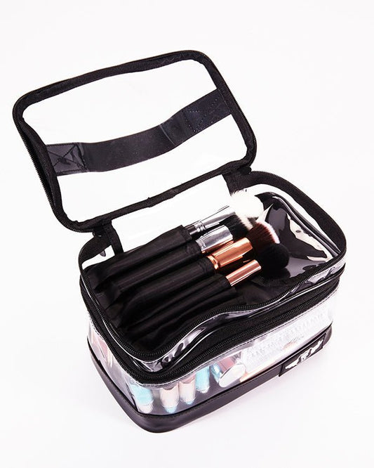 Cosmetic Case with Makeup Brush Pouch